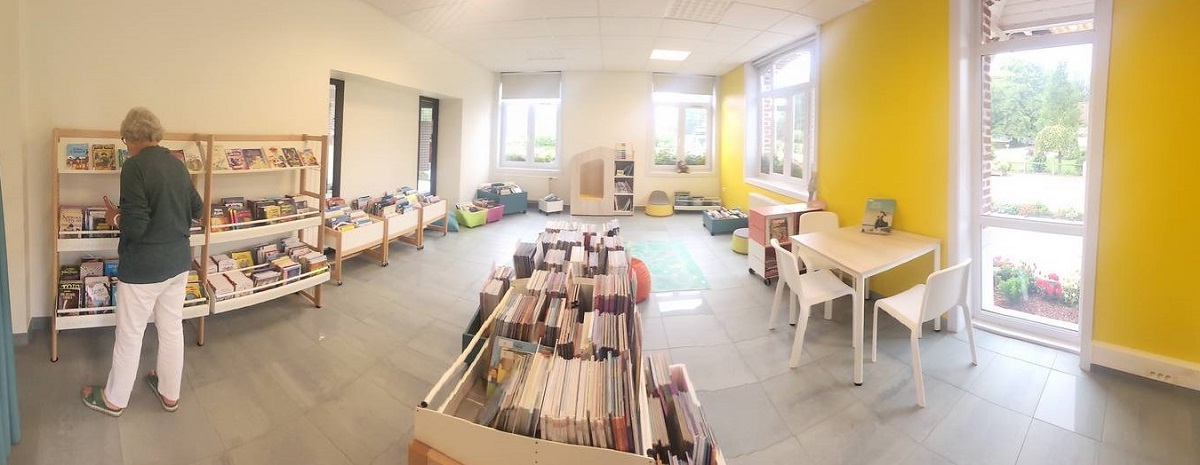 Espace jeune de la médiathèque de Le Maisnil