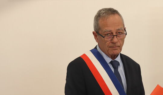 Portrait du Maire de la commune, Michel BORREWATER