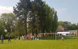 Parc des Saules de Le Maisnil utilisé pour un tournoi de foot en mai 2022